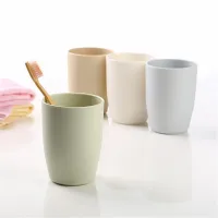 1pcs Simple Bathroom Sets Circular Cups Toothbrush Holder Cup Rinsing Cup Wash Tooth Mug