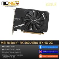 การ์ดจอ(VGA) Radeon RX 560 AERO ITX 4G OC