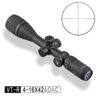 Discovery VT-R 4-16x42AOACDiscovery VT-R AOE ปรับหลาหน้า มีไฟ 2 สี วงท่อ 25 มิลลิเมตร ฟรีไฟฉายคาดหัว+ฟรีระดับน้ำตั้งกล้อง