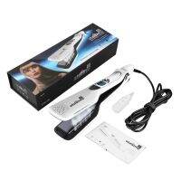 【LZ】☫  Profissional Steampod cabelo alisador vapor alisador Flat Iron alisamento ferro escova titânio cerâmica cabelo pente encrespador