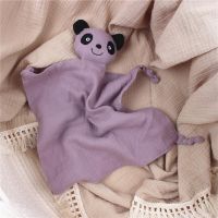 Baby Cotton Muslin Comforter Blanket Soft Newborn Sleeping Dolls Kids Fashion Sleep Toy Soothe Appease Towel Bibs