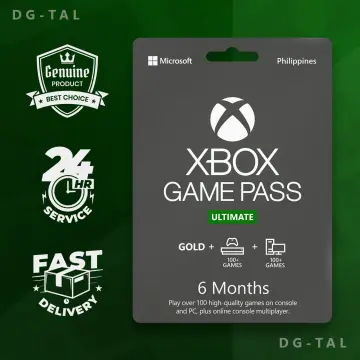 Microsoft Xbox Game Pass 6-Month Membership (Digital Code