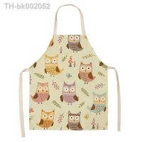 ❁❣▩ Owl aprons baking accessories cooking chef apron apron kitchen aprons for woman smock nordic kitchen waiter apron cute apron