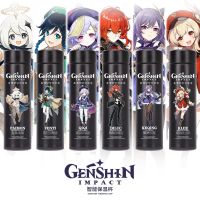 กระติกน้ําสแตนเลสสูญญากาศลายเกม NEW Game Genshin Impact Venti Paimon Klee Diluc Qiqi Keqing Stainless Steel Vacuum Cup Thermos Cup Water Bottle Xmas Gift wd