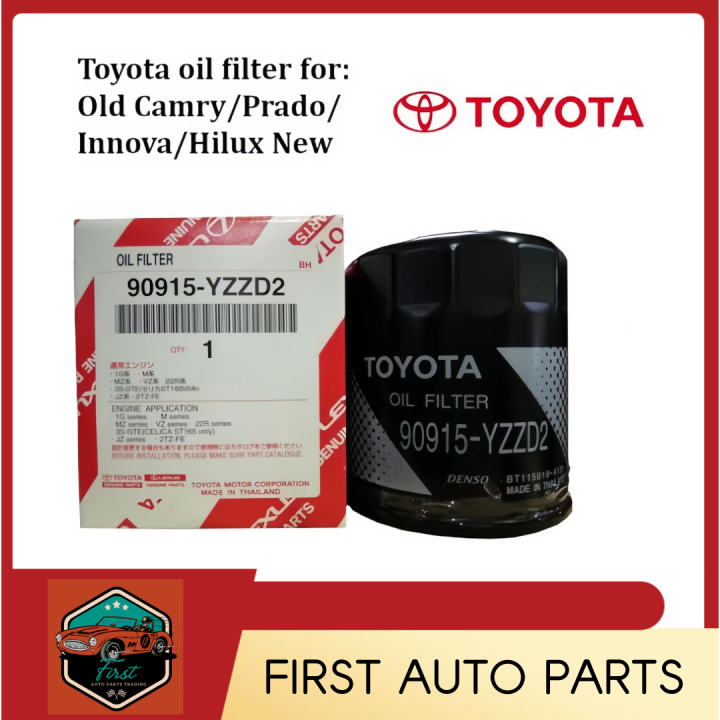 ORIGINAL & OEM TOYOTA OIL FILTER (90915YZZD2) Lazada