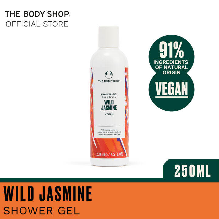 The Body Shop Wild Jasmine Shower Gel (250ML) Lazada Singapore