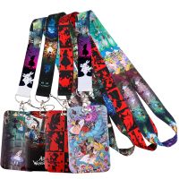 Alice in Wonderland Lanyards Key Chain ID Credit Card Cover Pass Mobile Phone Charm Neck Straps Badge Holder Fashion Accessories