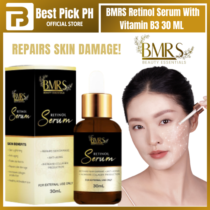BMRS RETINOL SERUM, Moisturizes and ReHydrates with 0.1 RETINOL with