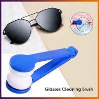 【ส่งจากไทย】Mini Two-side Glasses Brush Microfiber Spectacles Glasses Cleaning Wipes Tool