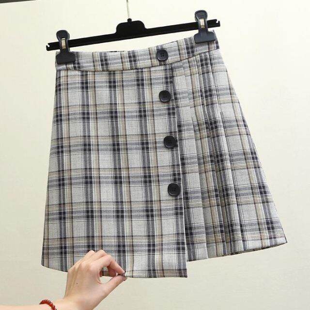 trimmed-irregular-pleated-skirt-plaid-new-a-high-waist-pleated-korean-style-harajuku-women-clothing-vintage-kawaii-skirt