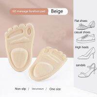 Half Size Insole Female Forefoot Pad Anti slip Foot Pain Relief Size Adjust Sole Liner Grip Toe Protector Women Heel Shoes