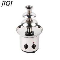 Three 3 Layers 110V/220V Chocolate Fountain Food Grade Stainless Steel Material Non-noise Chocolate Blender Automatic Rotation