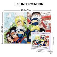 Naruto 1000 Pieces Wooden Puzzle Jigsaw Adult Childrens Educational Puzzles Exquisite Gift Box Packaging