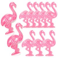 10 Pcs Clear Gift Box Flamingo Box Plastic Storage Containers Clothes Small Boxes Gifts Treat Packing Candy Wrapping Hawaii Gift Wrapping  Bags