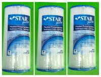 3 ไส้ STAR PURE 5 ไมครอน ไส้กรองน้ำ ไส้กรอง ไส้กรองจีบ ไส้จีบ จีบ ขนาด 10" X 4.5" ตัวอ้วน สำหรับ big blue เครื่องกรองน้ำ เครื่องกรอง ไส้กรองจีบ นะคะ