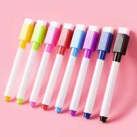 hot！【DT】 8Pcs Colorful Whiteboard Teacher School Classroom Dry Board Markers Eraser Student Childrens