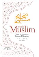 หนังสืออังกฤษใหม่ Sahih Muslim (Volume 3) : With the Full Commentary by Imam Nawawi (Al-minhaj bi Sharh Sahih Muslim) [Paperback]