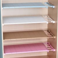 【CW】 Wardrobe Organizer Anti skid Telescopic Heavy Duty Closet Storage Shelf Blanket Rack Accessories