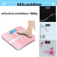 เครื่องชั่งน้ำหนักดิจิตอล 180kg หน้าจอ LCD  Electronic weight scale แสดงอุณหภูมิ