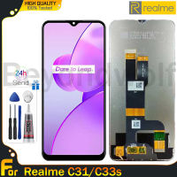 Beyondwolf ต้นฉบับ6.5นิ้วสำหรับ Realme C31/C33S RMX3501แอลซีดีหน้าจอสัมผัสประกอบจอแสดงผลแผงหน้าจอทัชสกรีนสำหรับ C31 Realme C33s แอลซีดี