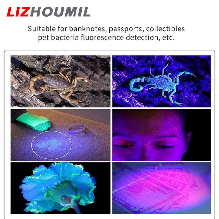 lizhoumil-พวงกุญแจซูมไฟฉาย-led-30w-พวงกุญแจไฟตรวจจับสีม่วงกันน้ำ-ipx4ซูเปอร์ไบรท์