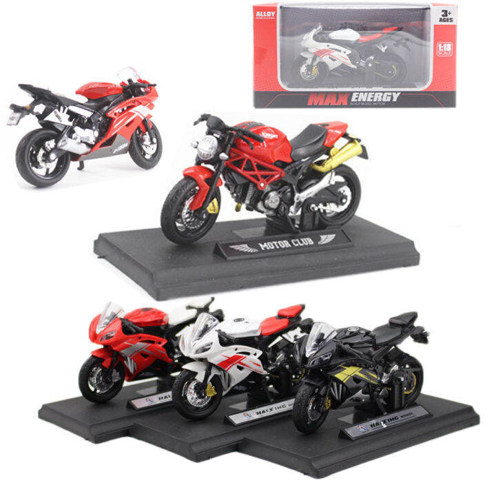 118 Alloy Motorcycle Model Scale Ducati Yamaha Motorcycle Model Toy