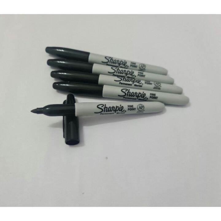 Sharpie Permanent Marker Fine Point Black Lazada
