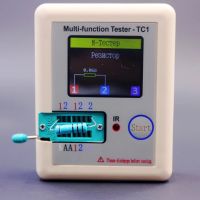 รัสเซีย Multi-Function TC1 เครื่องทดสอบทรานซิสเตอร์ TFT DIODE Triode Capacitance Meter LCR ESR NPN PNP MOSFET IR เครื่องทดสอบ-Faewer