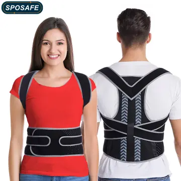 Women Adjustable Elastic Back Support Belt Chest Posture