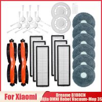 For Xiaomi Mijia OMNI Robot Vacuum-Mop 3S Dreame B108CN Vacuum Cleaner Roller / Side Brush Hepa Filter Mop Cloths Stent Parts (hot sell)Barry Marcus