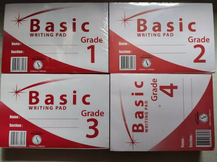 Writing Pad Paper Grade 1,2,3,4 Grade School Paper Lazada PH