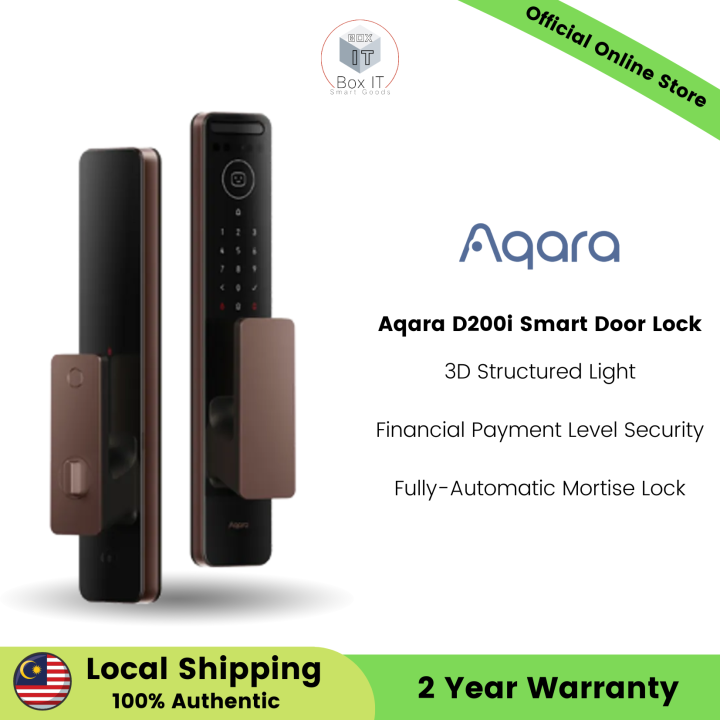 [Box IT] Aqara D200i Smart Door Lock - Unlock With Your Face, IPhone ...