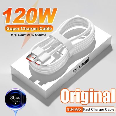 Original 120W 6A USB Type C Fast Charging Cable 12 12T 11T 13 Ultra Note Super Data