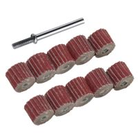 10PCS Flap Wheel Disc Grinding Sanding Drill Abrasive Sandpaper Polishing Tools 80/120/180/240/320/400/600 Grit Polishing Grind