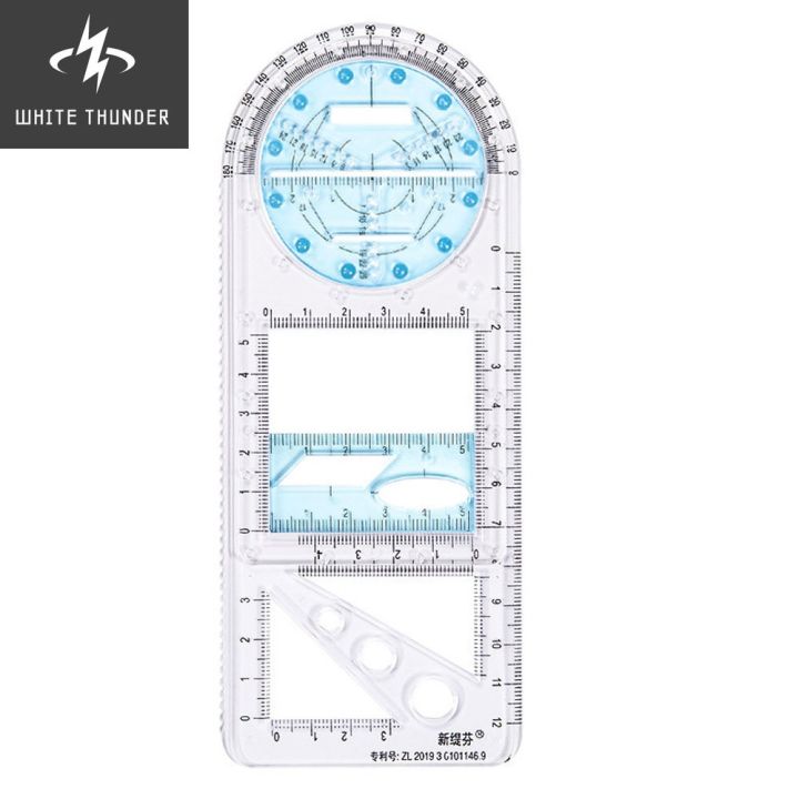 cw-multifunctional-ruler-template-measuring-school-student-office-architecture