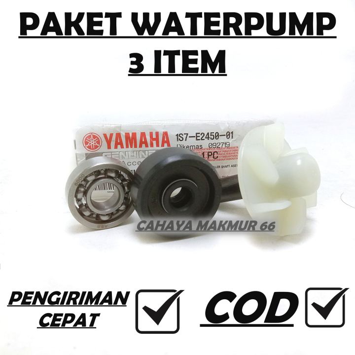 KIPAS WATER PUMP / SEAL WATER PUMP / BEARING WATER PUMP VIXION OLD / VIXION NEW / NVL / NVA