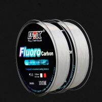 【CC】 100M Fluorocarbon Fishing 4.13LB-34.32LB 0.14MM-0.5MM 1.88KG-15.6KG Carbon Fly Super Soft Carp