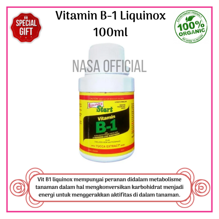 Vitamin B-1 Liquinox 100ml / Vitamin Tanaman B1 Anti Stres / LIQUINOX ...