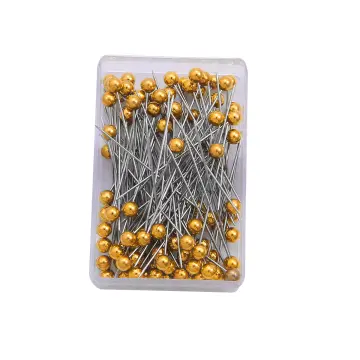 100 Pcs Pearlescent Color Positioning Pins Dressmaking Pins Sewing