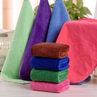 DZQ 1 Piece Towel Microfiber Quick Drying 30x30cm Quick Dry Solid Color Soft Face Towel Dry Head Hair Towel Adult Face Towel Towels