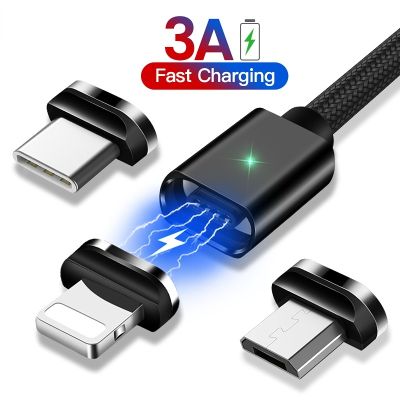 （A LOVABLE） MagneticUSBFor iPhone 12MiCharging Data Wire CordCharger USB Type C 3MCable