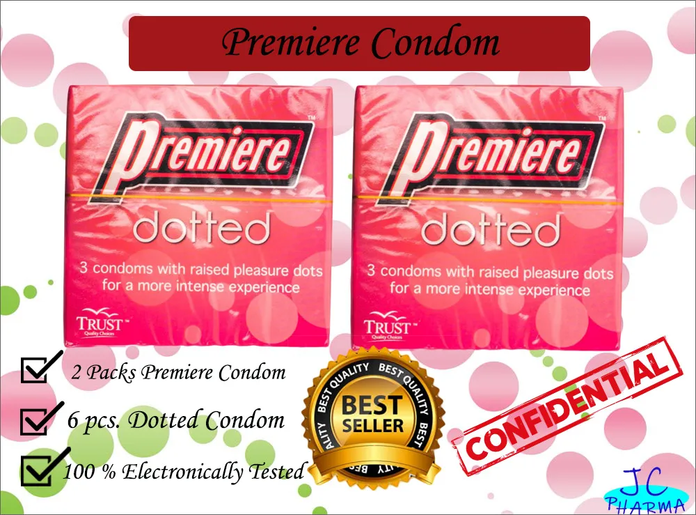 AUTHENTIC 2 Packs Of 6pcs. PREMIUM DOTTED CONDOMS DISCREET PACKAGING |  Lazada PH