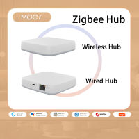 MOES Tuya ZigBee 3.0สมาร์ทเกตเวย์ Hub สมาร์ทโฮมบริดจ์ Smart Life แอปไร้สายรีโมทคอนโทรลทำงานร่วมกับ Alexa Home