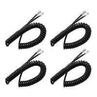 4X 8Pin Microphone Cable Cord for Icom Mobile Radio Speaker Mic HM-98 HM-133 HM-133V HM-133S DTMF