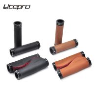 Liteproelite MTB BMX Folding Bike PU Leather Handlebar Cover Road Bicycle Handle PU Comfortable Grips Handlebars