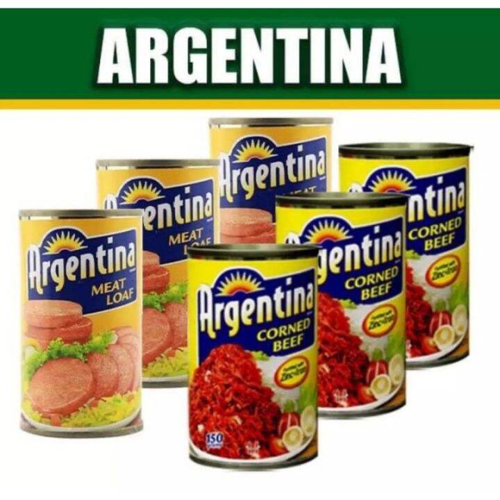 Argentina (Corned Beef and Meat Loaf) 150g x 6pcs Lazada PH