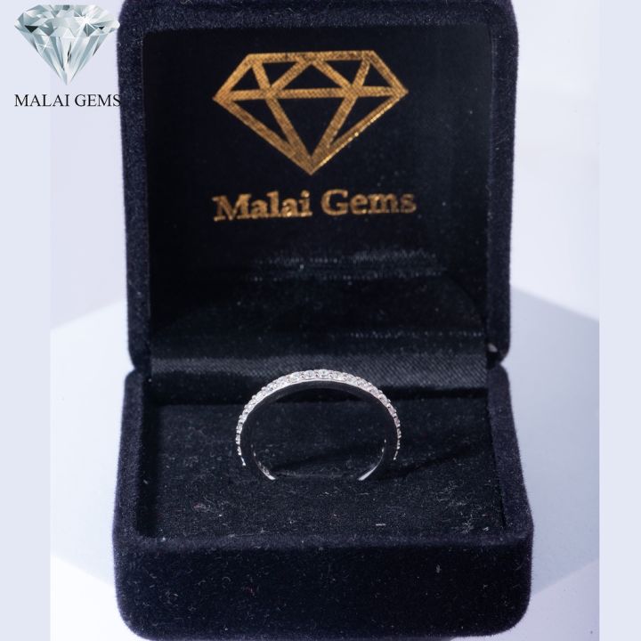 malai-gems-แหวนเพชร-เงินแท้-925-เคลือบทองคำขาว-ประดับเพชรสวิส-cz-รุ่น-151-r13106-แถมกล่อง-แหวนเงินแท้-แหวนเงิน-แหวน