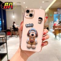 เคสด้านหลังป้องกันการกระแทกสำหรับ Y33t Y33S Y95 VIVO Y15S Y21เคสนิ่มใส่โทรศัพท์ Y15A Y01 Y91C Y1S Y91 Y93 3มิติ Y21S สุนัขสี่เหลี่ยม