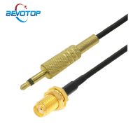 SMA Female Jack to 3.5mm Mono 1/8 quot; Male Plug for CCTV Camera Monitor Antenna Cord 50 Ohm RG174 Pigtail RF Coaxial Cable Jumper