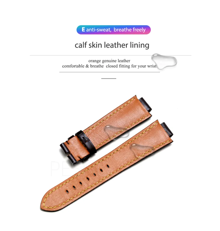 Pesno Suitable For Lv Calf Skin Genuine Leather Watch Band Top